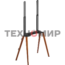 Подставка для телевизора Cactus CS-ST3644BKWN черный/орех, 43