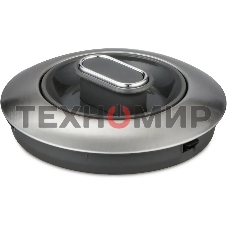 Чайник электрический Hyundai HYK-S4804 1.7 л, 2200 Вт, серый/черный корпус: металл