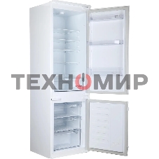 Встраиваемый холодильник Beko BCSA2750 двухкамерный белый