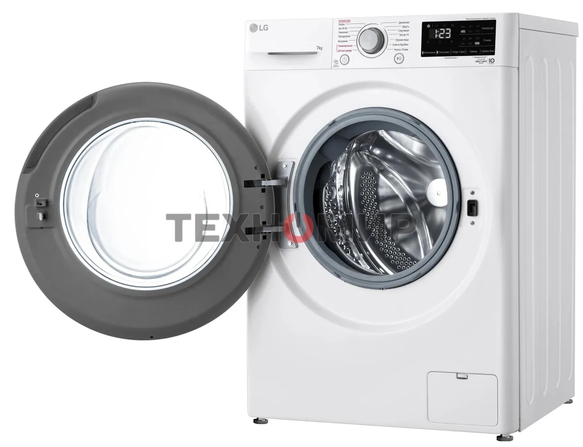 Стиральная машина LG F2V3HS4W белый, загрузка фронтальная 7 кг, 1200 об/мин., класс: A