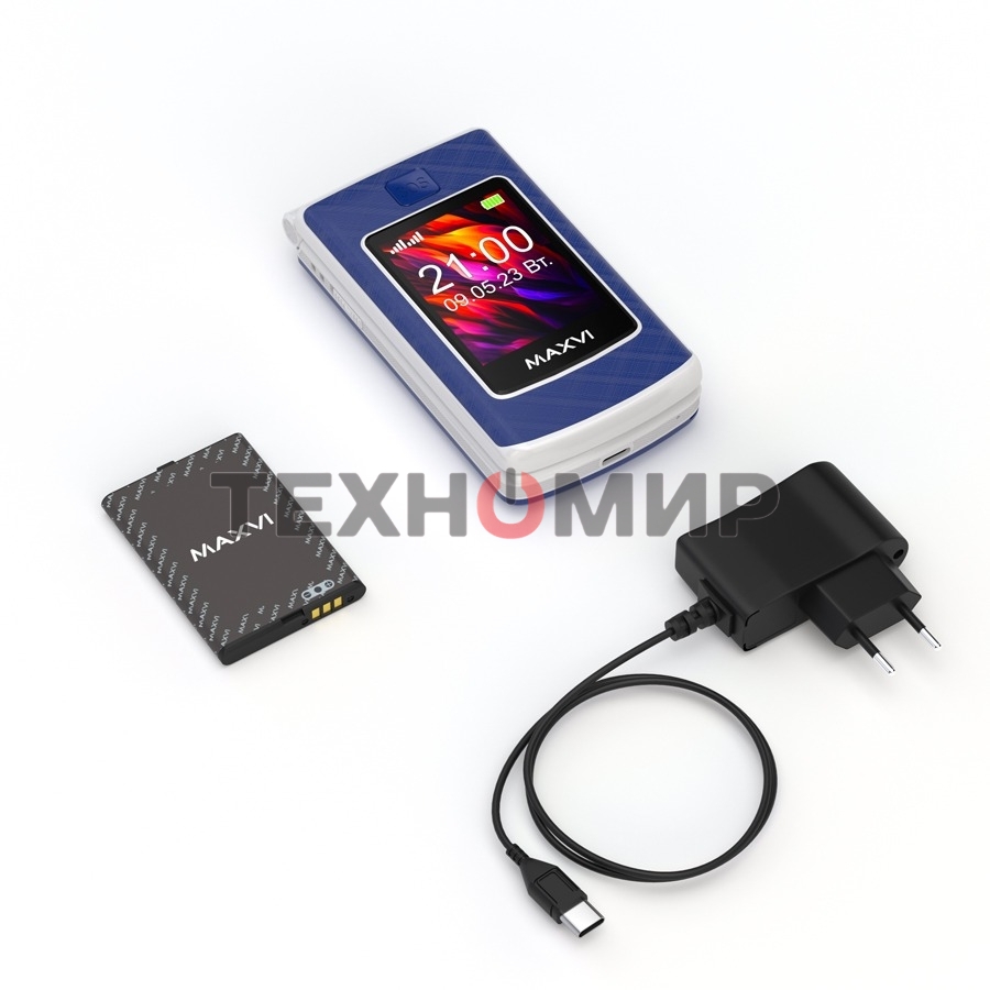 Мобильный телефон Maxvi E28 синий