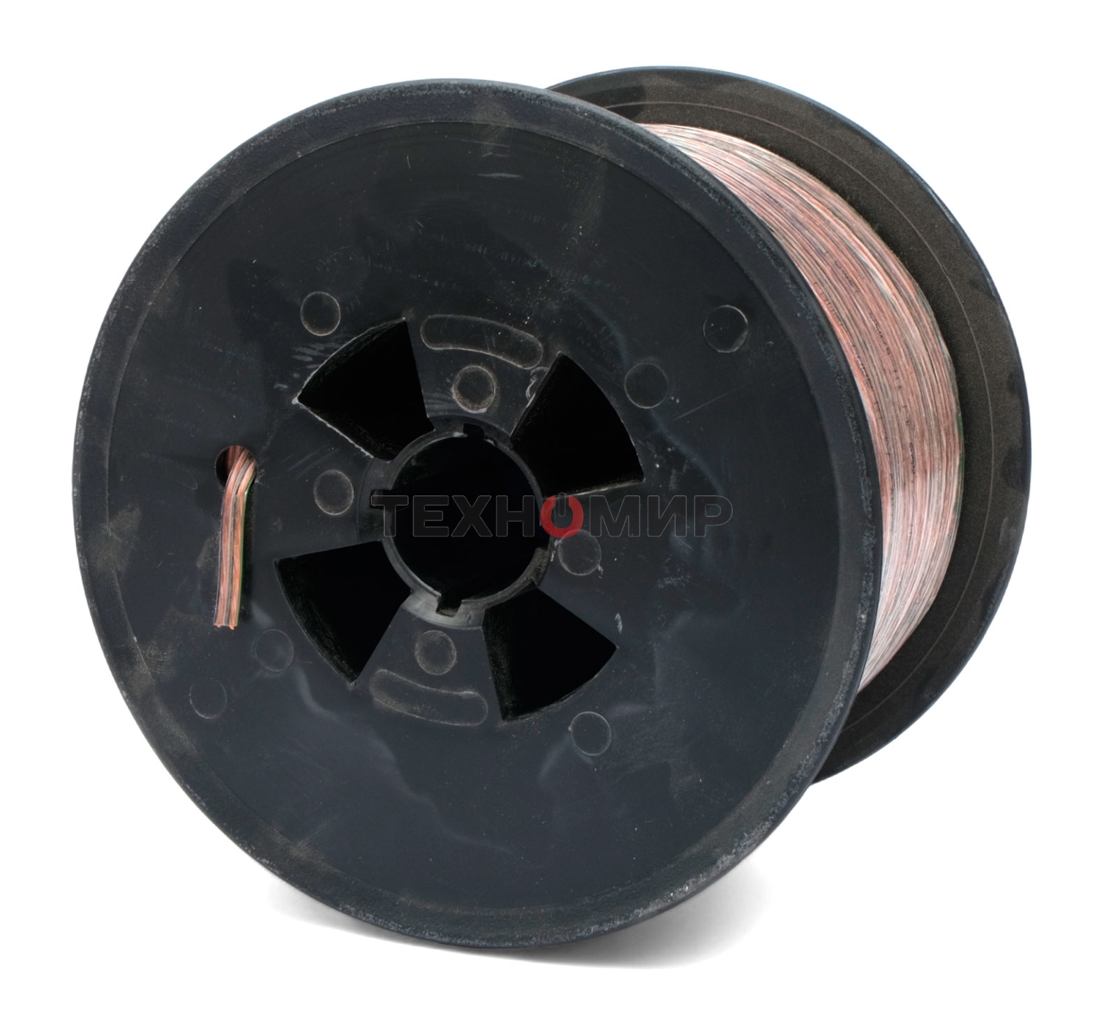 Акустический кабель Power Cube, 2x0,5, 100M, прозрачный, на катушке