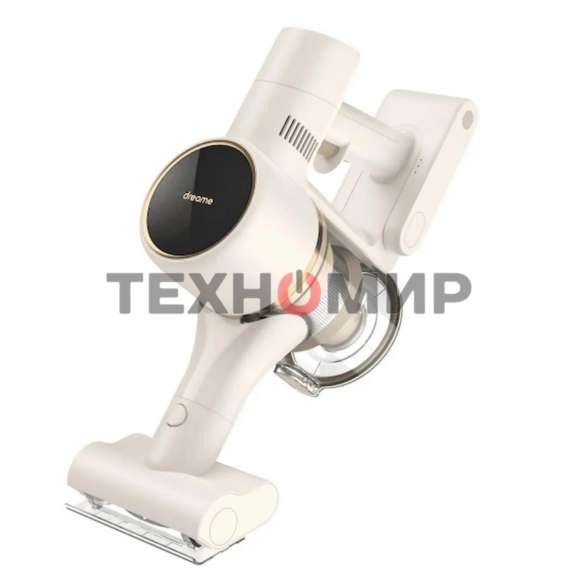 Пылесос вертикальный Dreame R10 бежевый, питание от аккумулятора, 120 Вт, уборка сухая, пылесборник 0.6 л, работа от АКБ max 60 мин