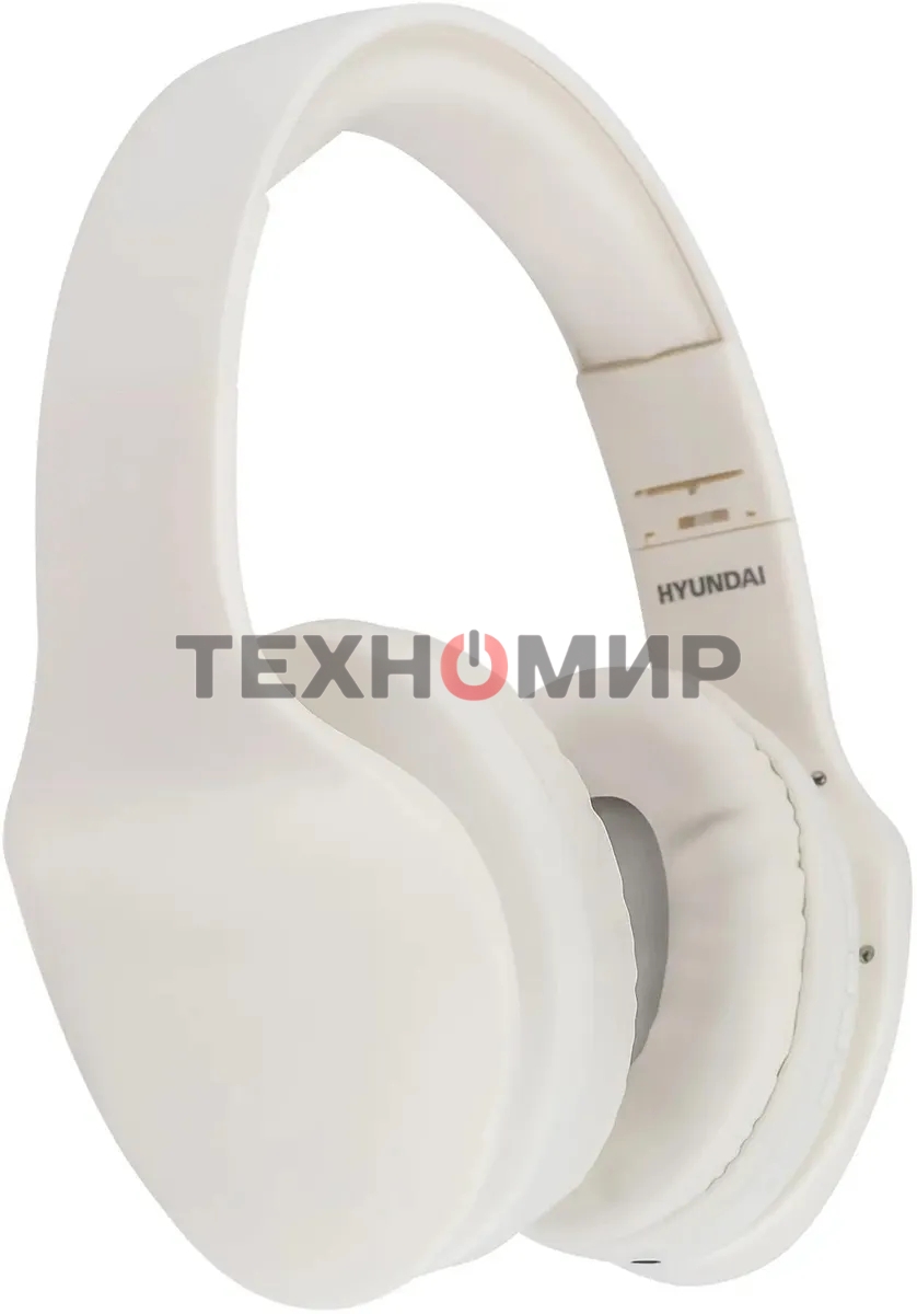 Гарнитура накладные Hyundai H-HP104 белый