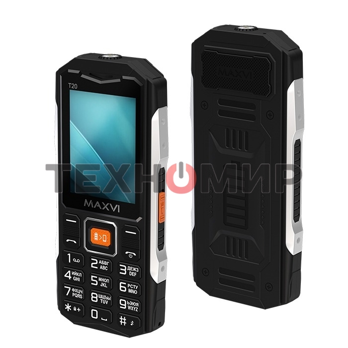 Мобильный телефон Maxvi T20 черный