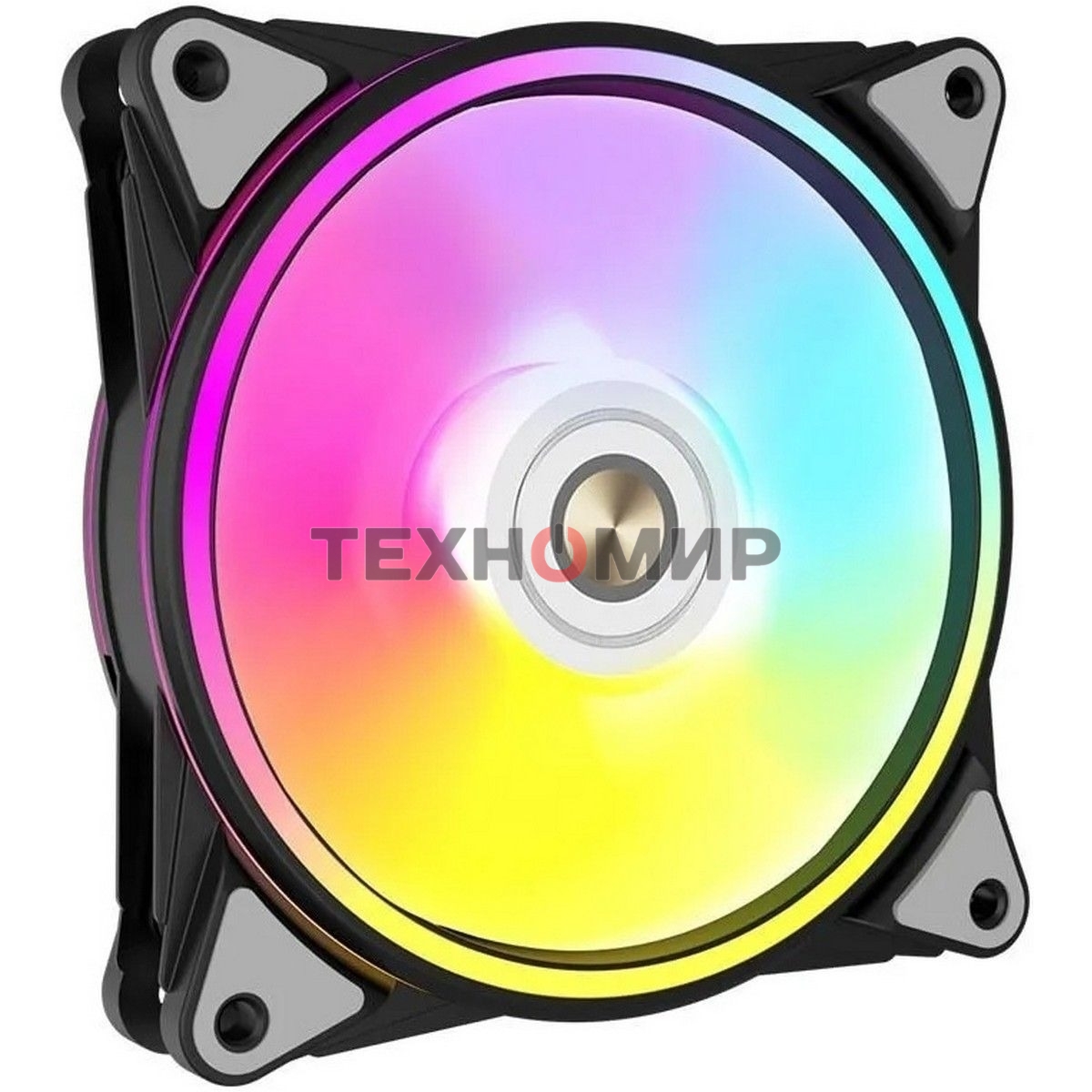 Вентилятор для корпуса Alseye HALO PRO B-R черный, 120 мм, 2100 об/мин, 26 дБ, 4 pin