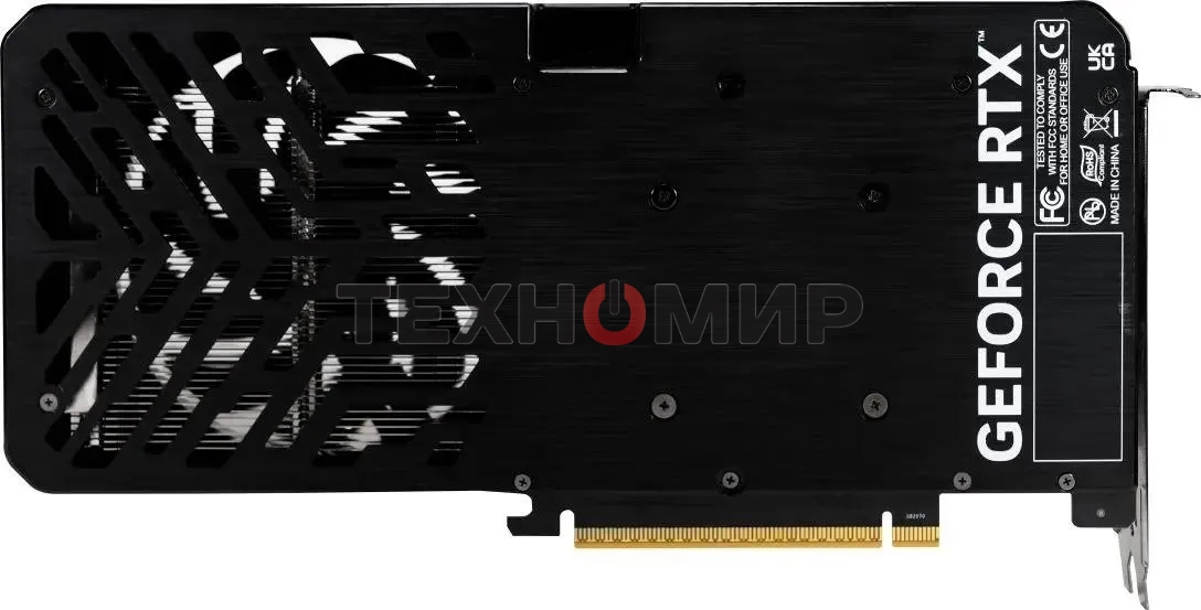 Видеокарта Palit GeForce RTX 5050 DUAL OC, NVIDIA RTX 5050, 8 ГБ GDDR6, 128 бит, PCI-e 5.0, 1xHDMI, 3xDP, 2647 МГц