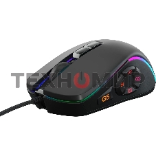 Мышь проводная GMNG XM003 черный, 32000 dpi, USB, кнопки - 10