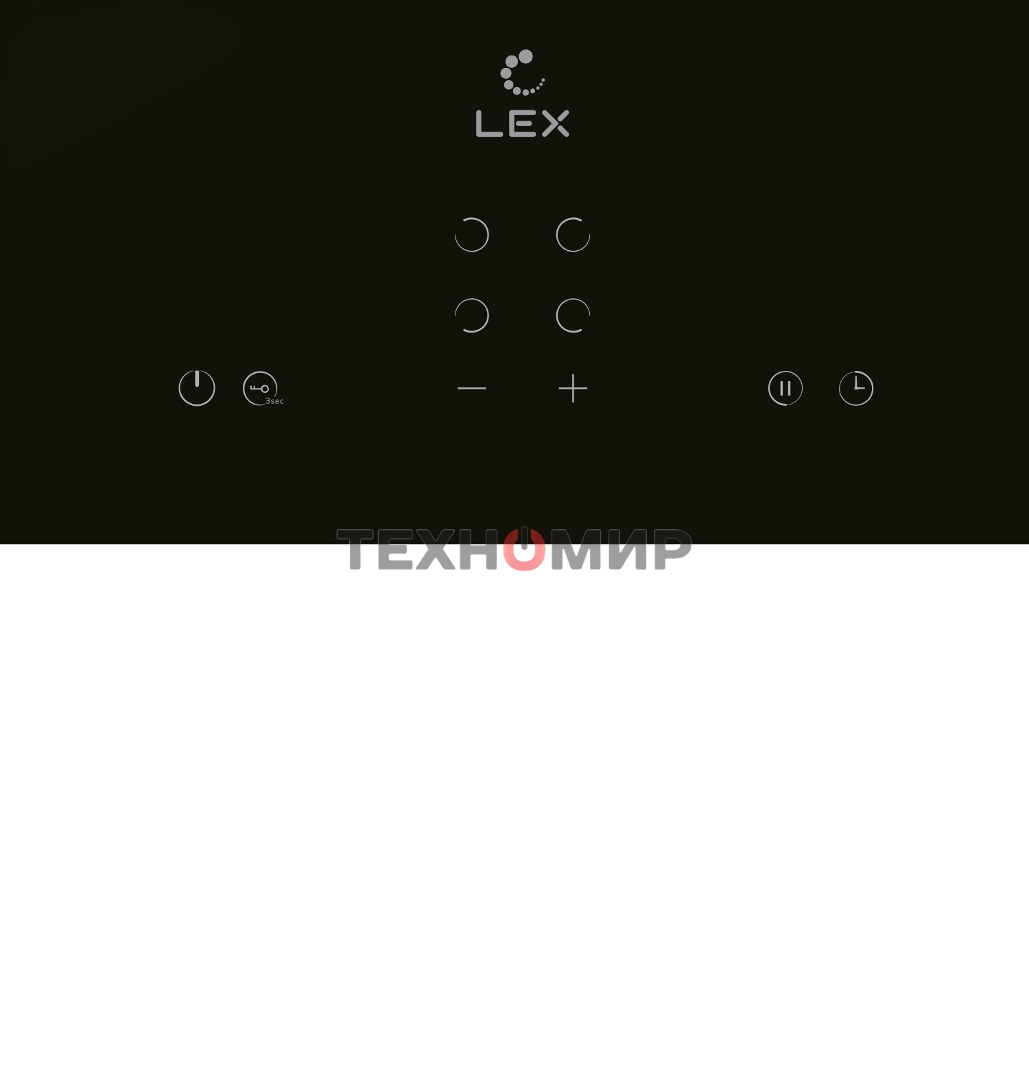 Электрическая варочная панель LEX EVH 640A BL Hi-Light, независимая, черный