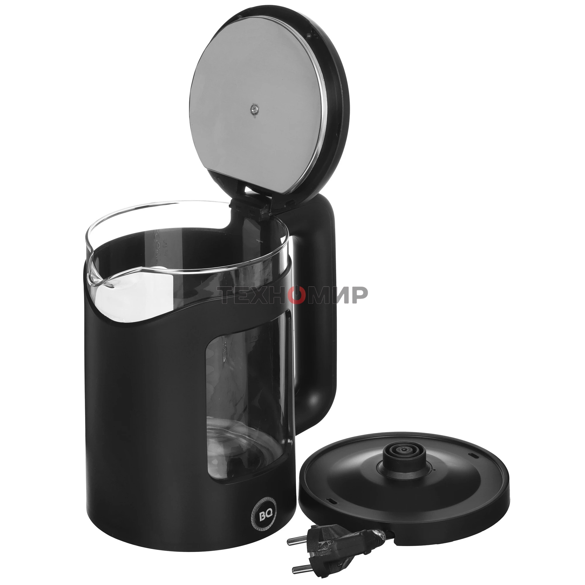 Чайник электрический BQ KT2000G черный. Мощность: 1500 Вт, Максимальный объем: 1.5 л