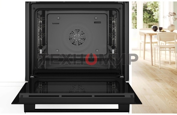 Духовой шкаф Bosch HBA534EB3 60 см, встраиваемый, электрический с конвекцией, объем 71 л