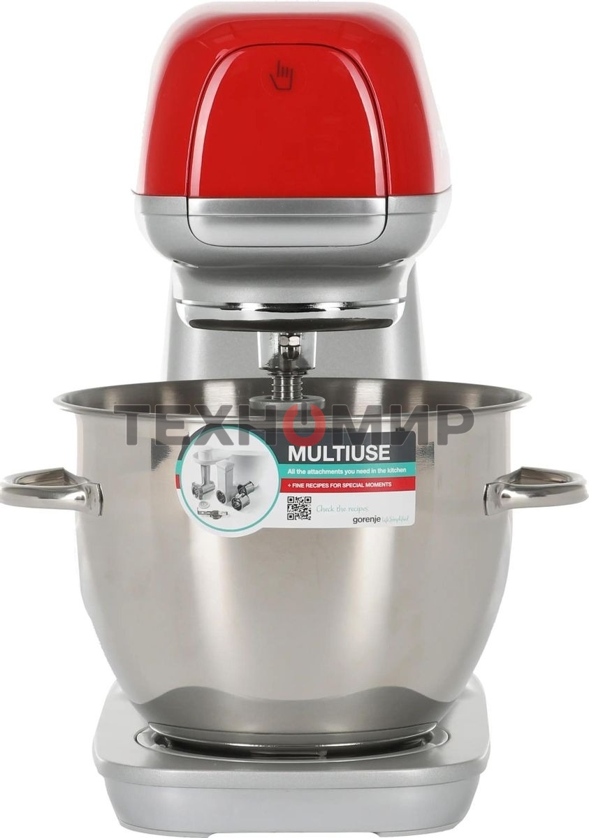 Кухонная машина Gorenje MMC1000RLR планетар.вращ. 1000Вт красный