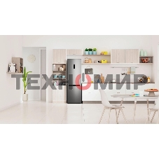 Холодильник Indesit ITS 5180 NG, темно-серый, двухкамерный 220/78л морозилка снизу, No Frost