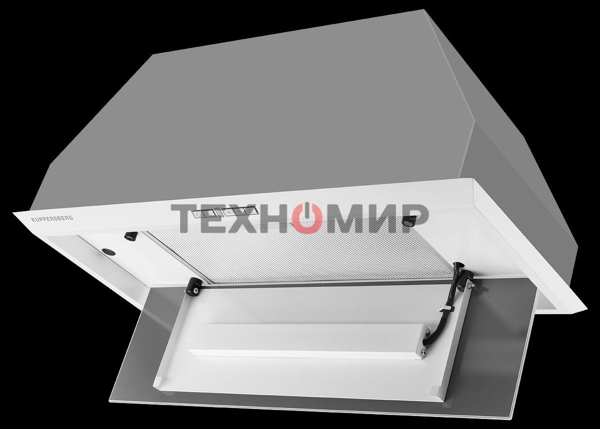 Вытяжка встраиваемая Kuppersberg Intro 70 белый, 70 см, 1000 куб. м/ч, 43 дБ