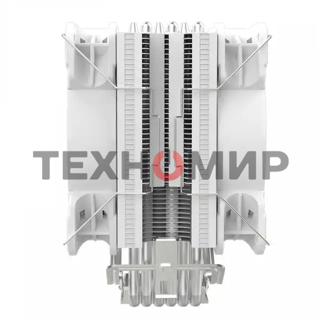 Кулер для процессора Alseye H120D белый, 120 мм, алюминий/медь, 2000 об/мин, 35.5 дБ, 4 pin, 200 Вт, 154 мм