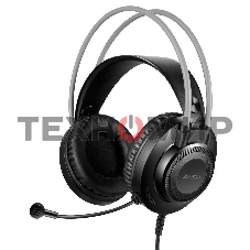 Гарнитура проводная с микрофоном A4Tech Fstyler FH200i серый 1.8м накладные оголовье (FH200I GREY)