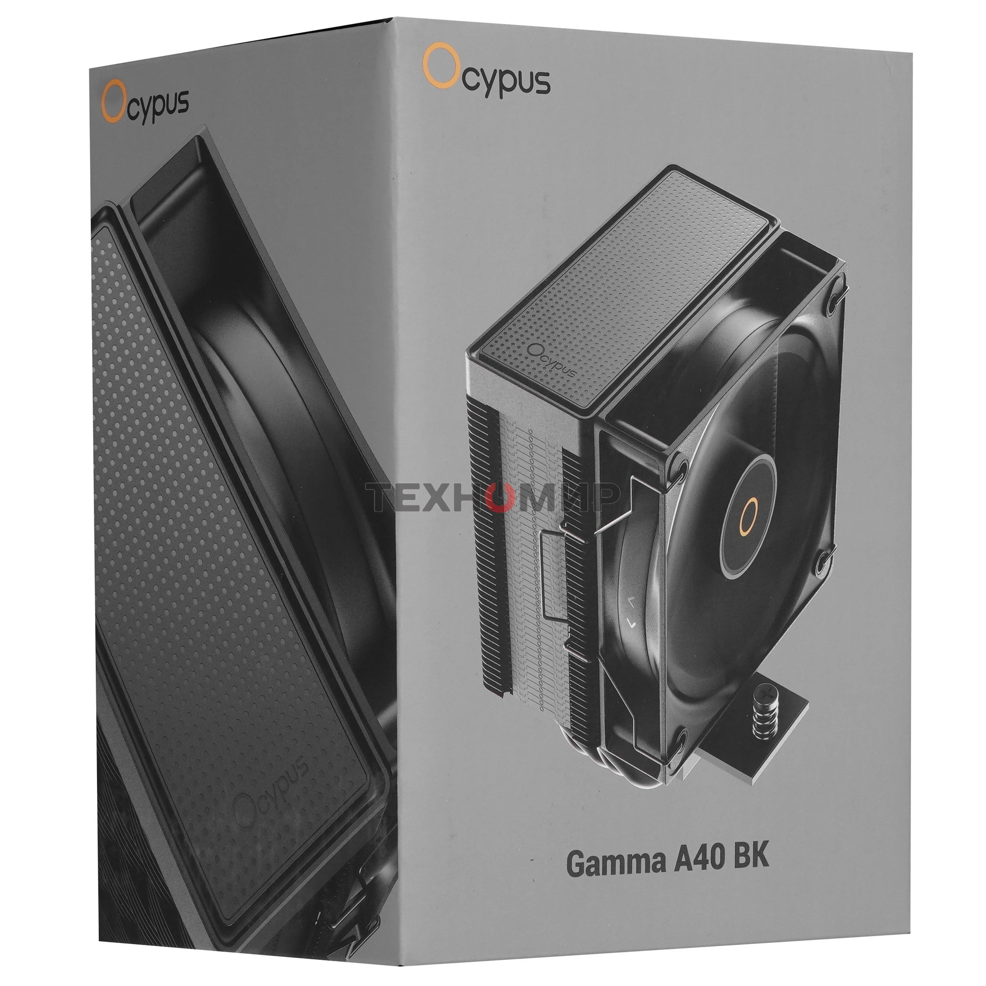 Кулер для процессора Ocypus Gamma A40 BK Gamma-A40-BK1NNWN00X-GL черный 100мм алюминий+медь 29,5db 4-pin 200W 133мм