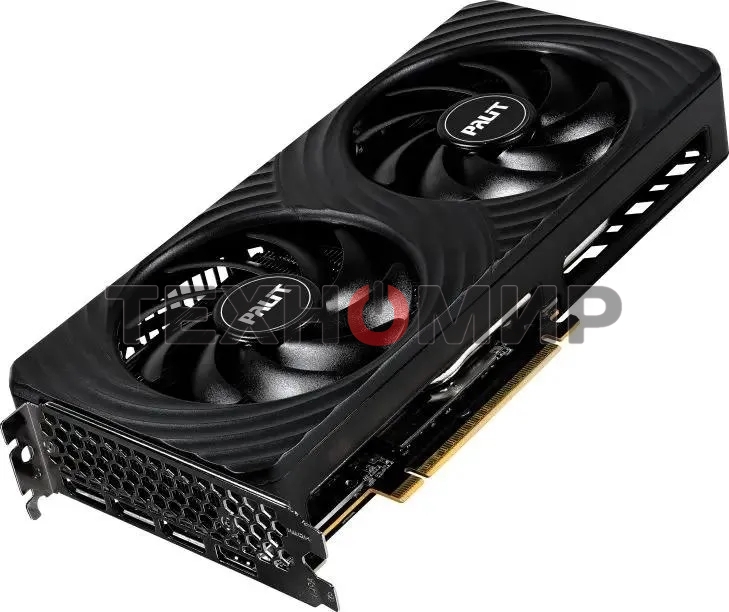 Видеокарта Palit GeForce RTX 5050 DUAL OC, NVIDIA RTX 5050, 8 ГБ GDDR6, 128 бит, PCI-e 5.0, 1xHDMI, 3xDP, 2647 МГц