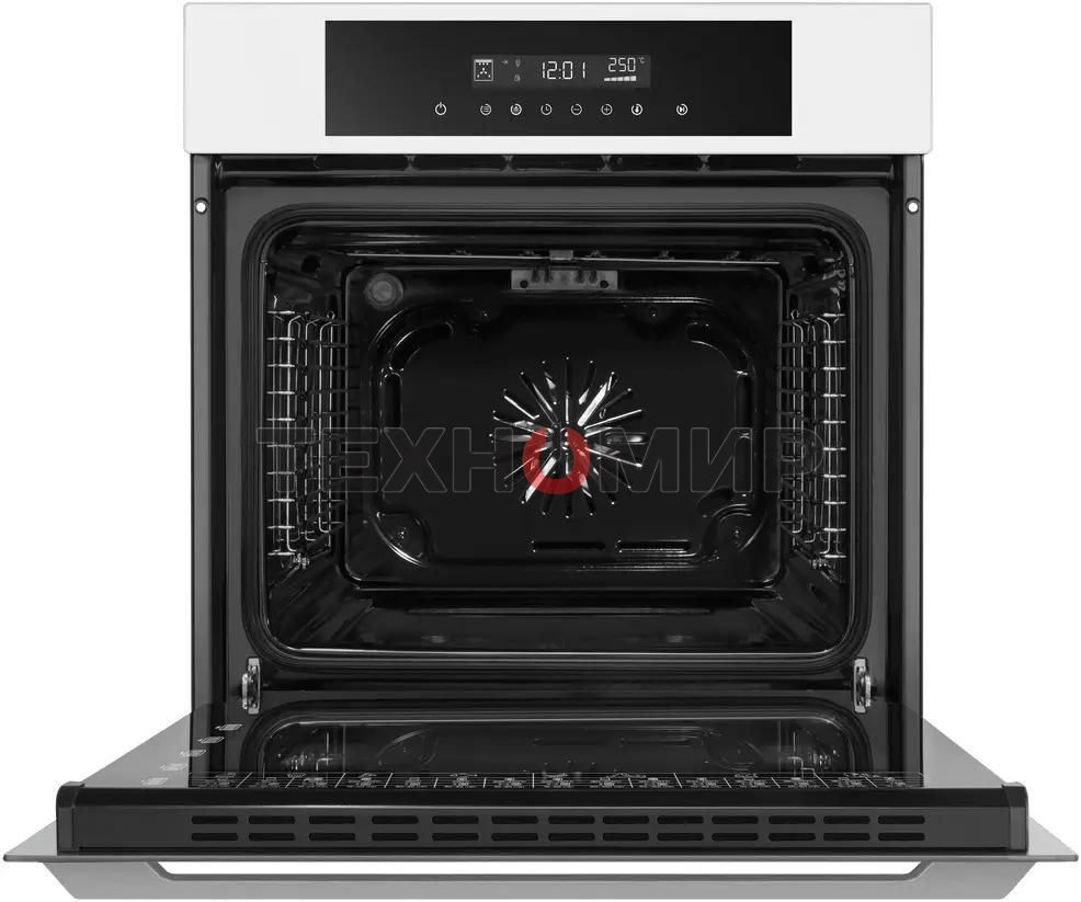 Шкаф духовой электрический Maunfeld AEOD60103W, 60л, дверца с 3 стеклами, белый