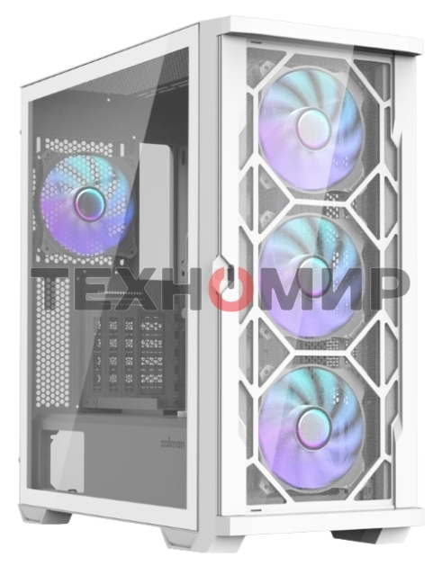 Компьютерный корпус MidiTower Zalman Z10 DUO White (без блока питания) (Zalman Z10 DUO White)