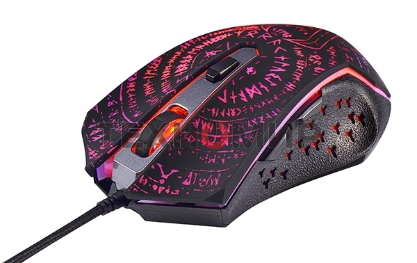 Мышь проводная Qumo Valhalla M35 черный, 3200 dpi, USB, кнопки - 6