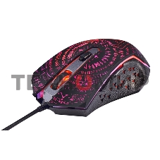 Мышь проводная Qumo Valhalla M35 черный, 3200 dpi, USB, кнопки - 6