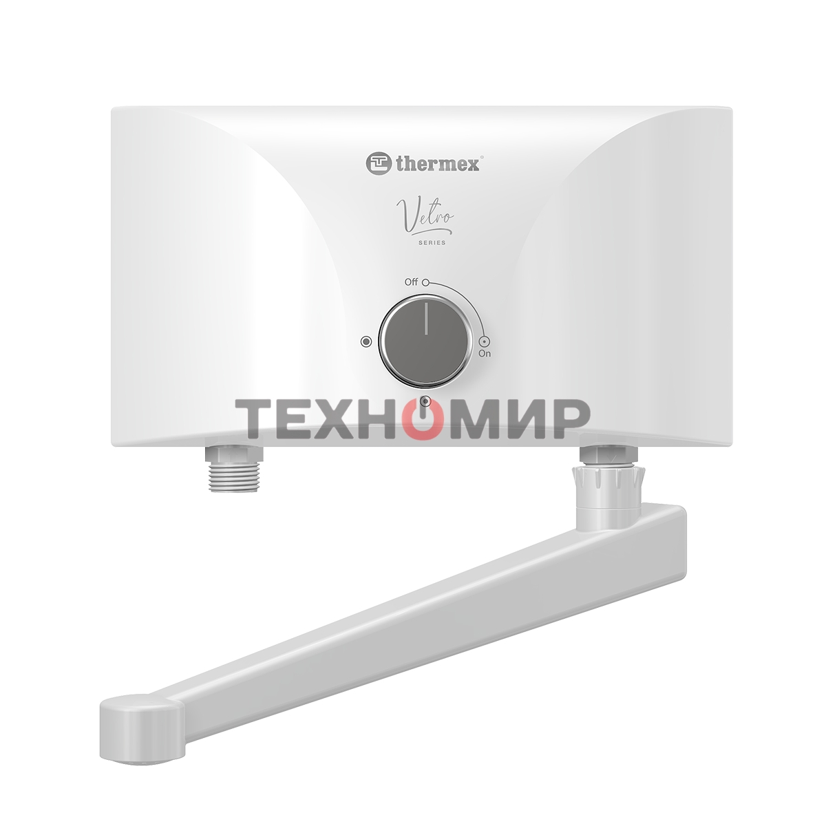 Электроводонагреватель проточный Thermex Vetro 6500 tap