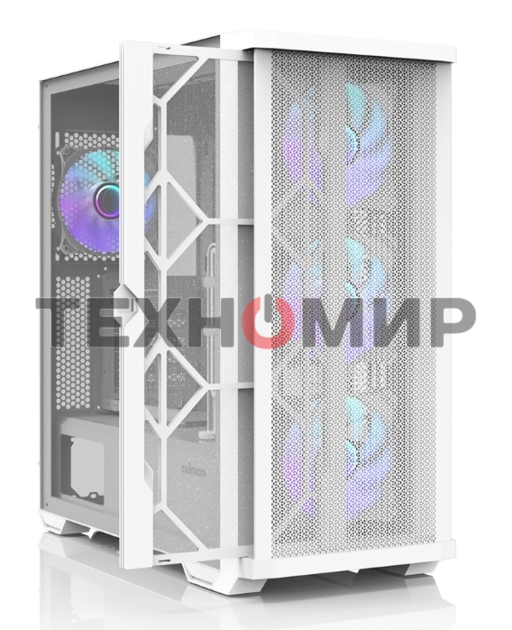 Компьютерный корпус MidiTower Zalman Z10 DUO White (без блока питания) (Zalman Z10 DUO White)