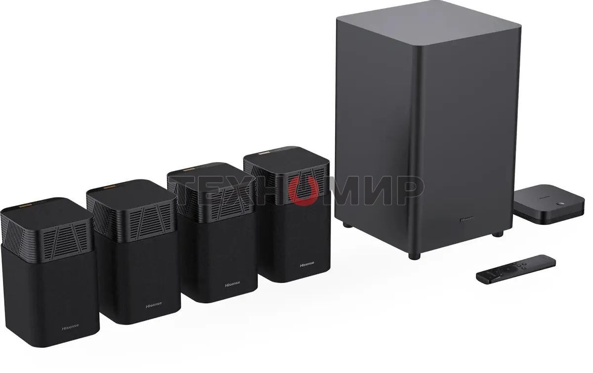 Саундбар Hisense HT SATURN 4.1.2 720Вт+240Вт черный