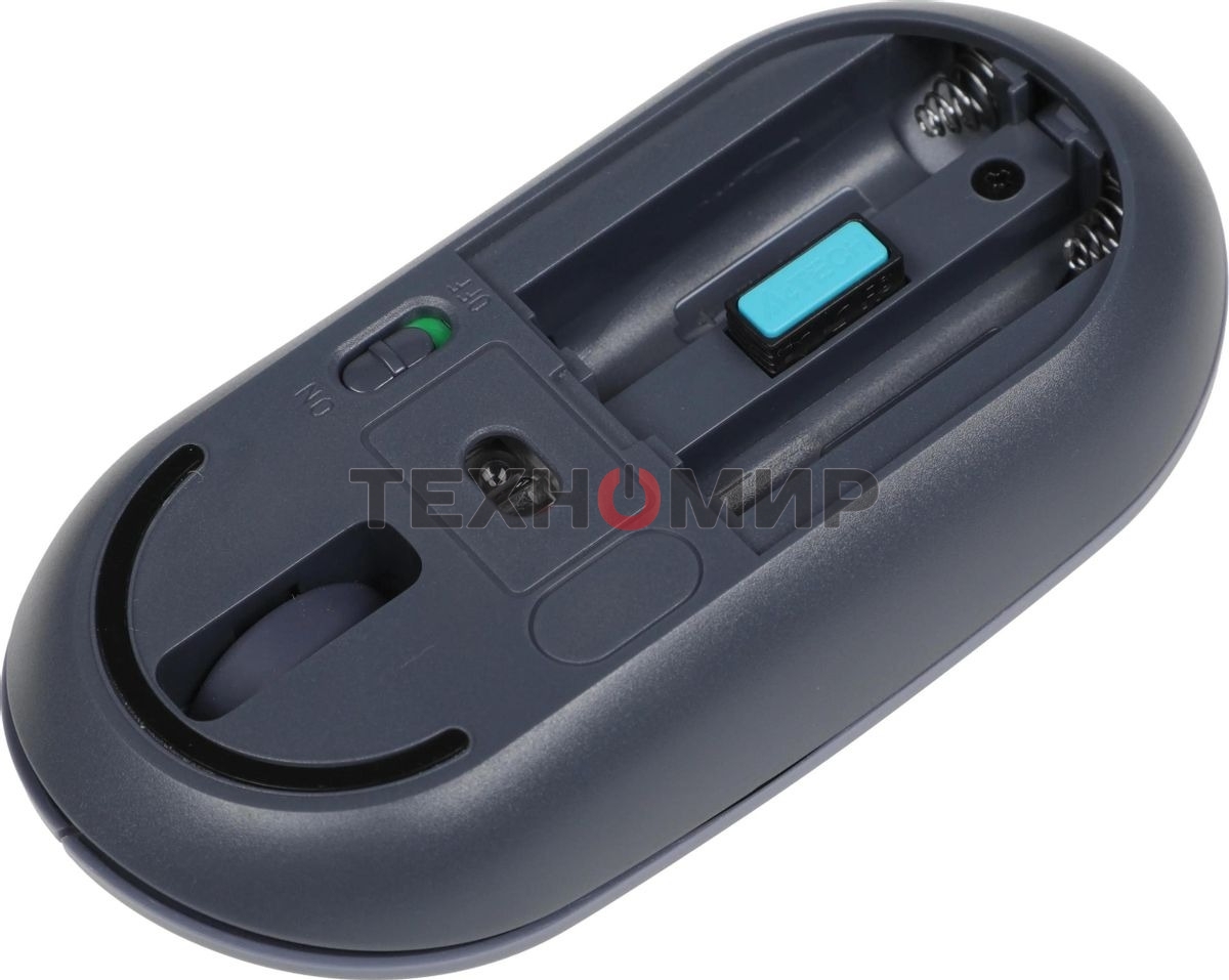 Мышь беспроводная A4Tech Fstyler FG20 пепельный/синий, 2000 dpi, радиоканал, USB, кнопки - 4