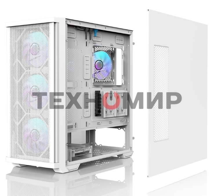 Компьютерный корпус MidiTower Zalman Z10 DUO White (без блока питания) (Zalman Z10 DUO White)