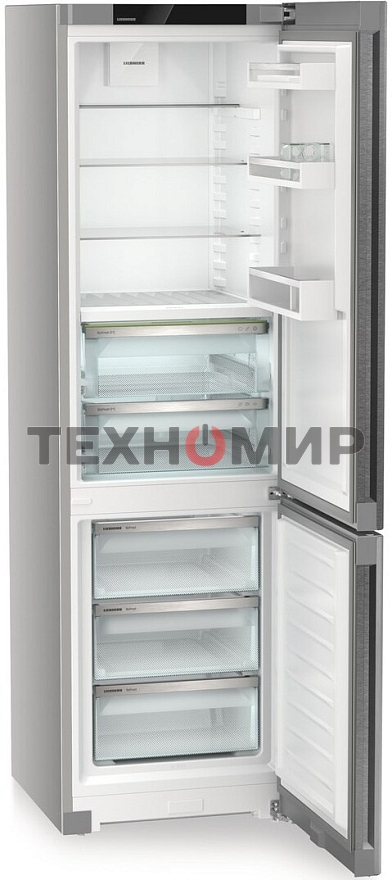 Холодильник Liebherr CBNsdc 573i-22 серебристый двухкамерный 266/94л морозилка снизу, No Frost