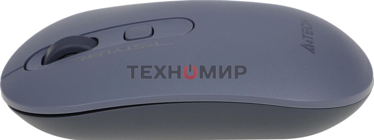 Мышь беспроводная A4Tech Fstyler FG20 пепельный/синий, 2000 dpi, радиоканал, USB, кнопки - 4