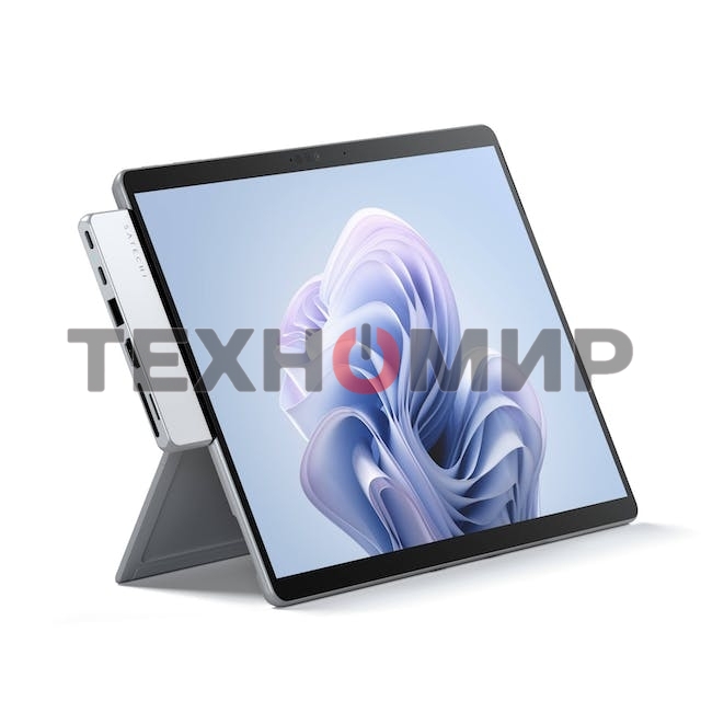 USB-концентратор двойной Satechi Dual USB-C Hub For Surface Pro 9, серебристый