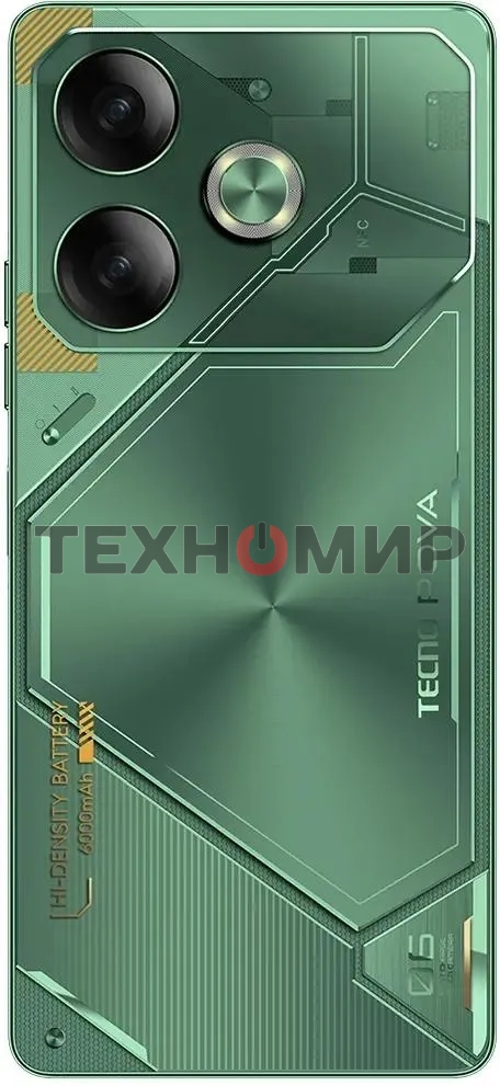 Смартфон Tecno POVA 6 LI7, 12/256Gb, зеленый