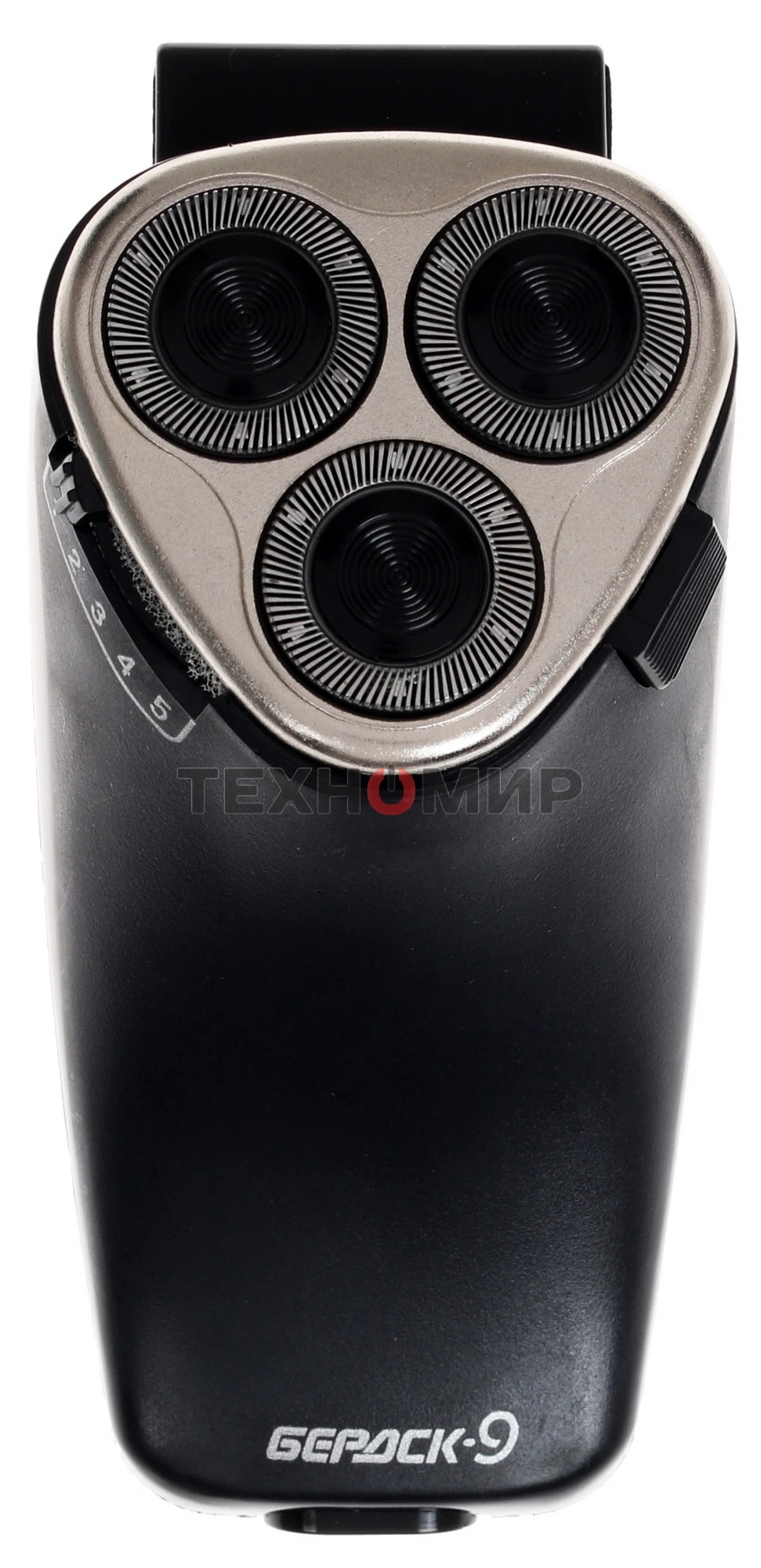 Электробритва Бердск 9 черный/стальной