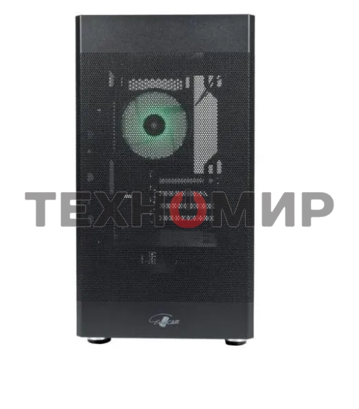 Компьютерный корпус mATX Eurocase M08 ARGB черный без БП закаленное стекло USB 3.0