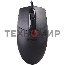 Мышь проводная A4Tech OP-720S черный, 1200 dpi, USB, кнопки - 3