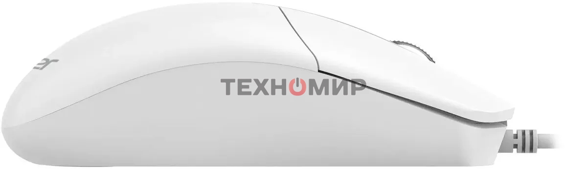 Мышь проводная Acer OMW300 белый, 1200 dpi, USB, кнопки - 3