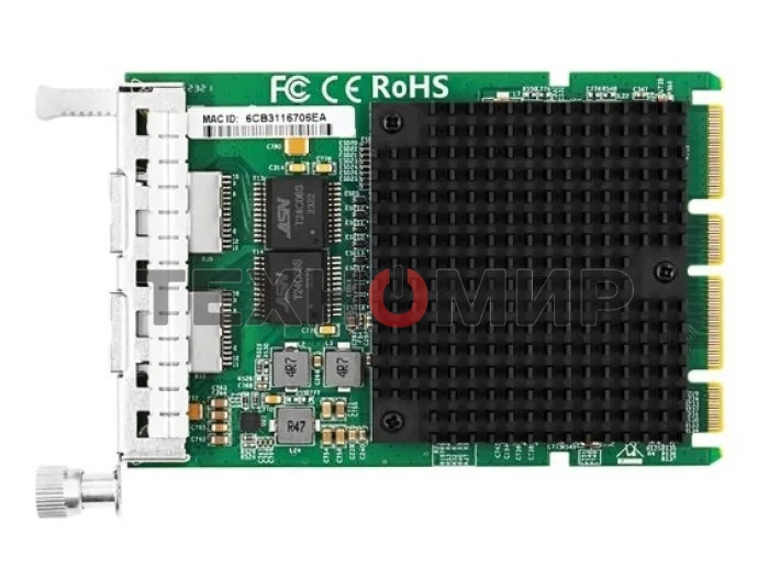 Сетевой адаптер LR-LINK PCIE 4*1G RJ45 LRES3021PT-OCP