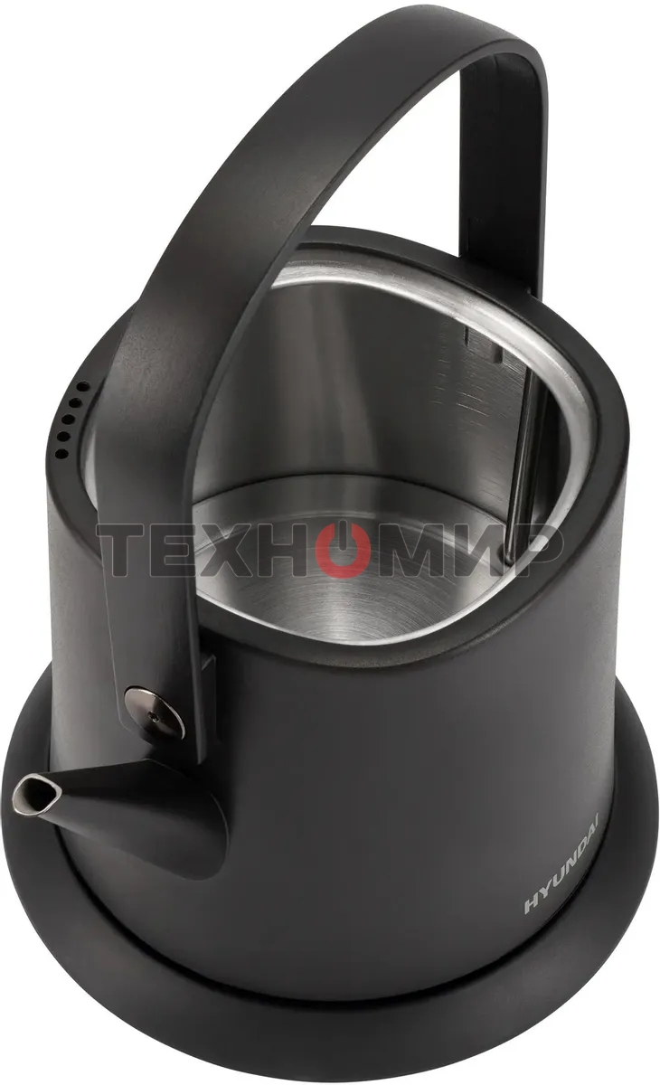 Чайник электрический Hyundai HYK-S2042 0.6 л, 1000 Вт, черный