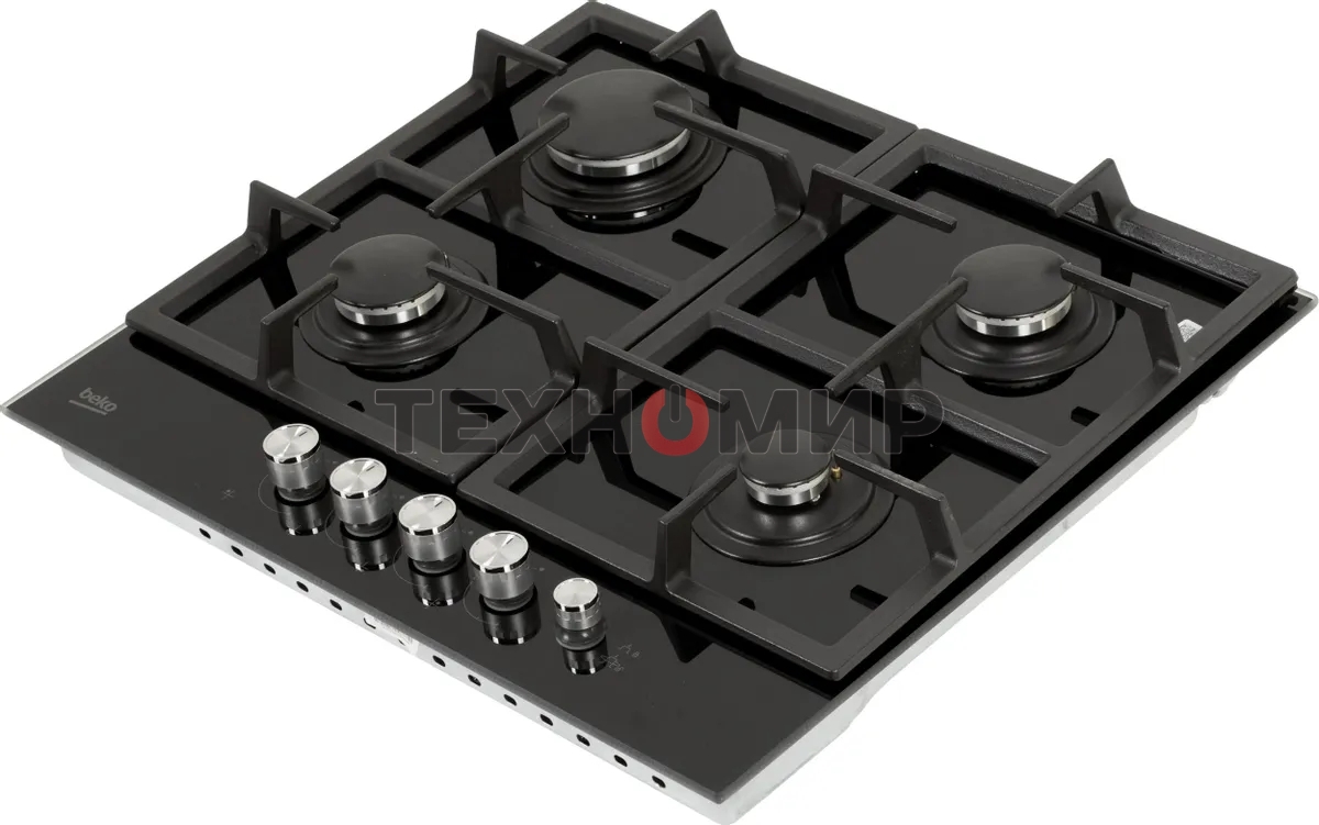 Газовая варочная панель Beko HILG64235S черный