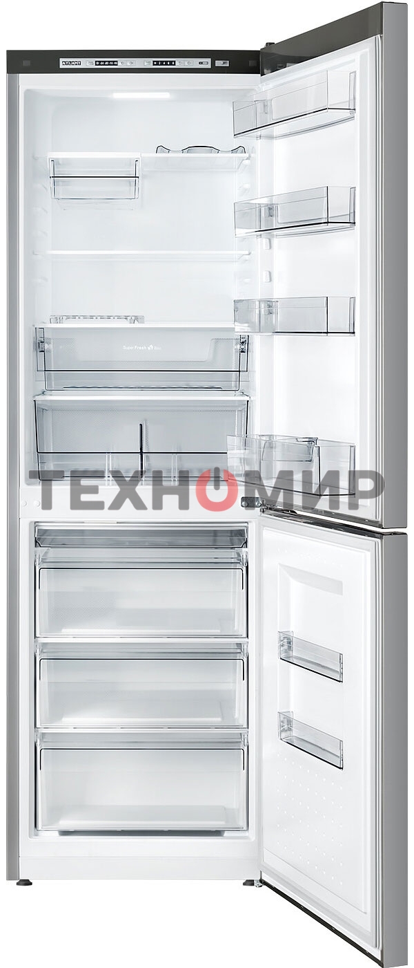 Холодильник Atlant XM 6621-189 серебристый двухкамерный 205/119 л морозилка снизу, капельная система