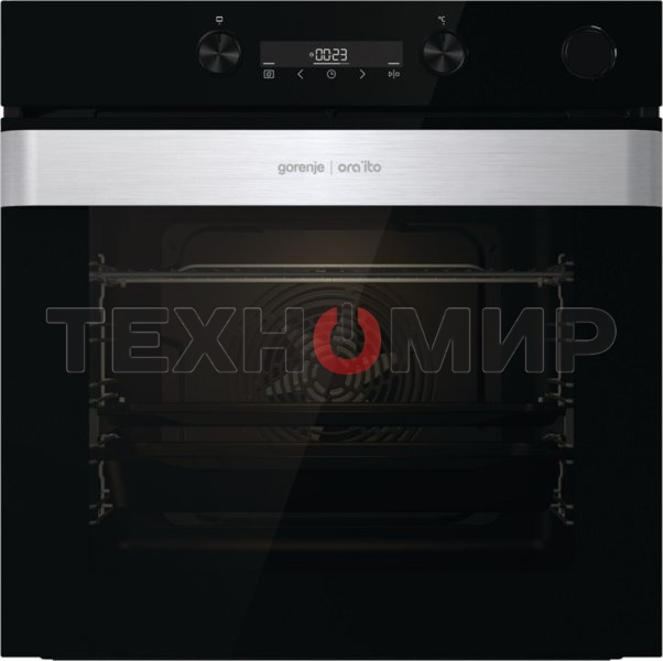 Встраиваемый духовой шкафКоллекция: Ora-Ito, Тип: независимый, Габаритные размеры (ВxШxГ), см: 59.5 х 59.5 х 56.4, : черный, Количество режимов: 11, Тип очистки: паром AquaClean, Телескопические направляющие: на 1 уровне