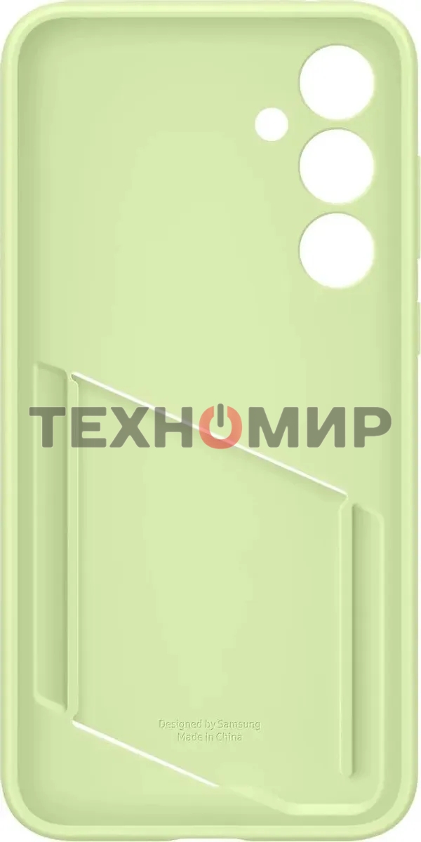 Чехол (клип-кейс) Samsung для Samsung Galaxy A35 Card Slot Case A35 лайм (EF-OA356TMEGRU)