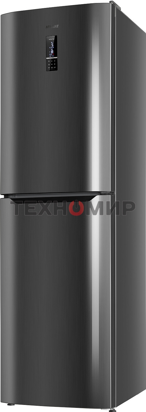 Холодильник Atlant ХМ-4623-159-ND черный металлик двухкамерный 187/125л морозилка снизу