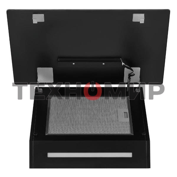 Вытяжка наклонная Maunfeld Falcon 60 Glass черная, 59.5 см, 1150 куб. м/ч, 54 дБ