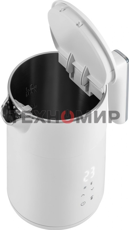 Чайник электрический Hyundai HYK-S9500 1.5л. 2200Вт белый корпус: металл/пластик