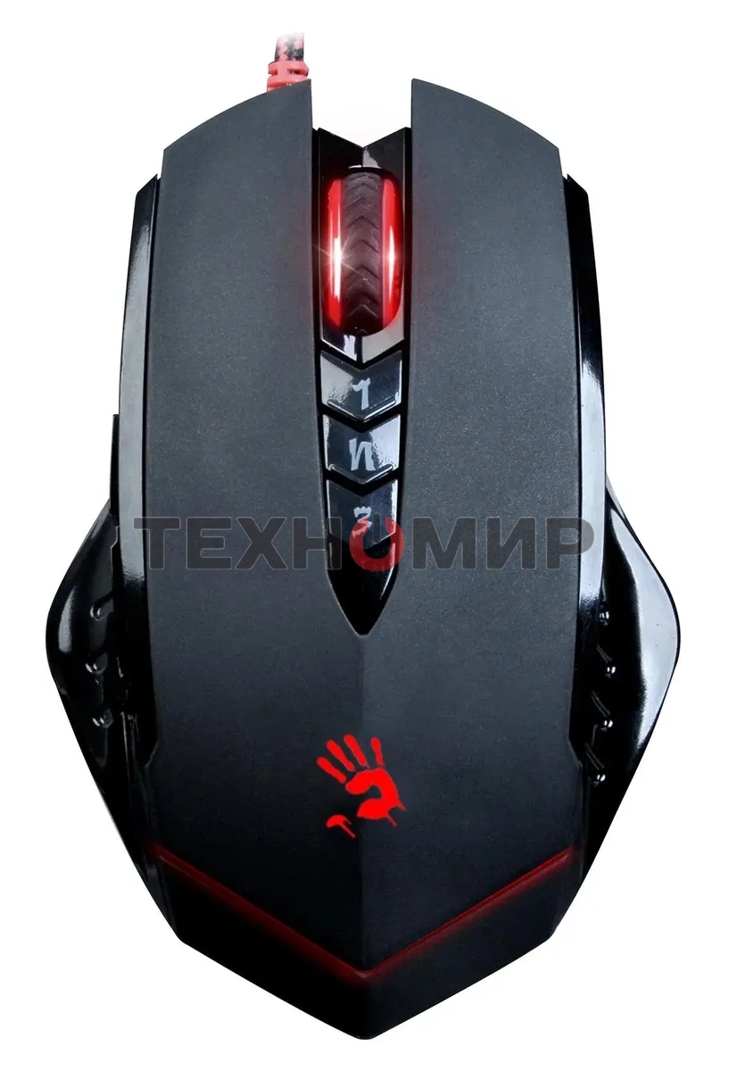 Мышь проводная A4Tech Bloody V8M Max черный, 12000 dpi, USB, кнопки - 10