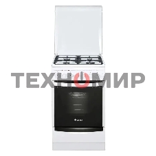 Плита комбинированная Gefest ПГЭ 5102-02 0300 белый, конфорок 4 газовых, духовка 55 л, 50 см x 85 см x 58.5 см
